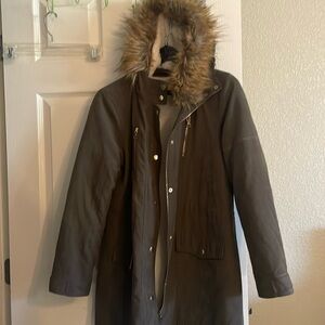 Altar'd state suede hoodie jacket